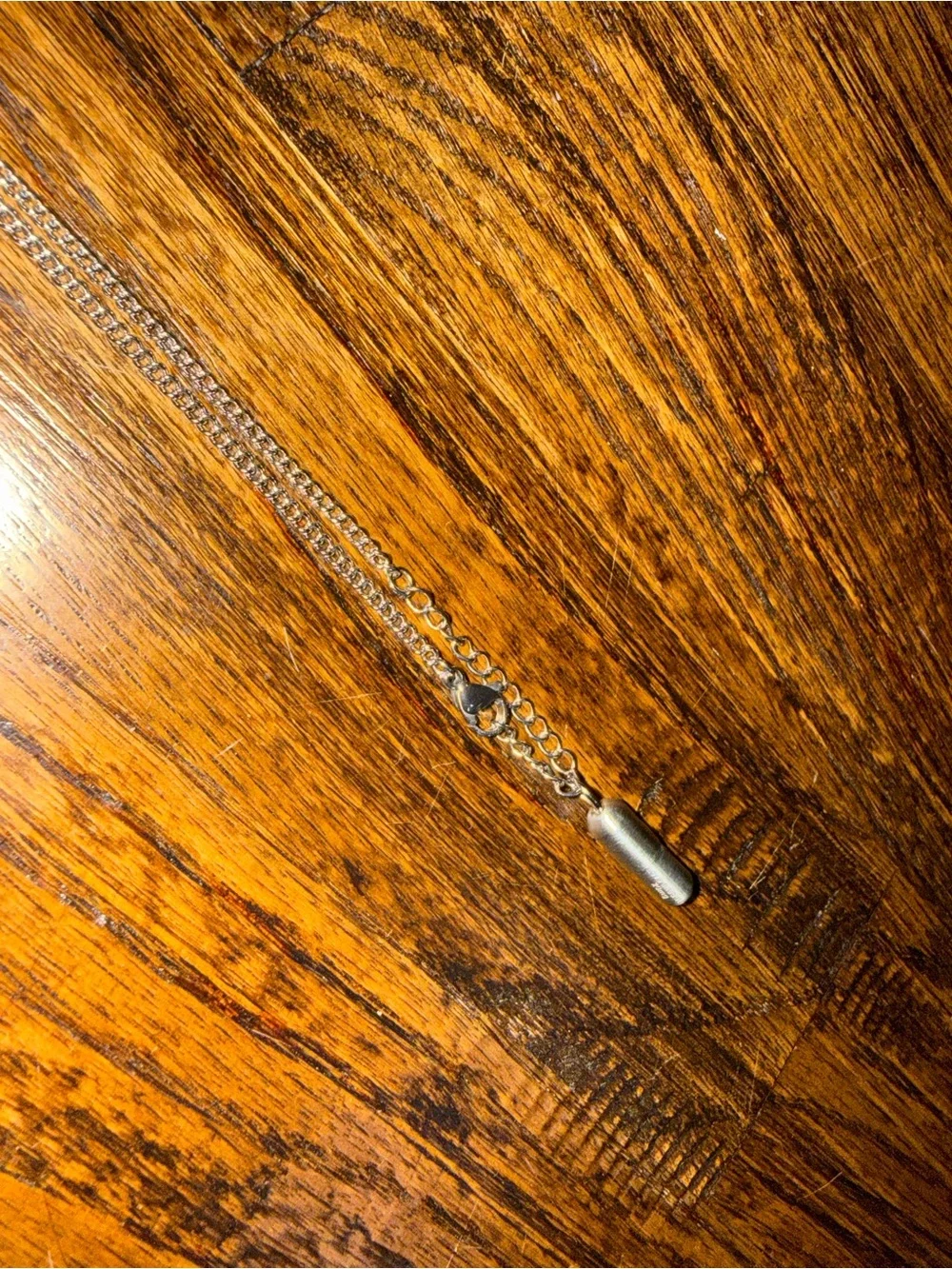 AMBUSH Design Silver Round “AMB” Pendant Chain Necklace 2019